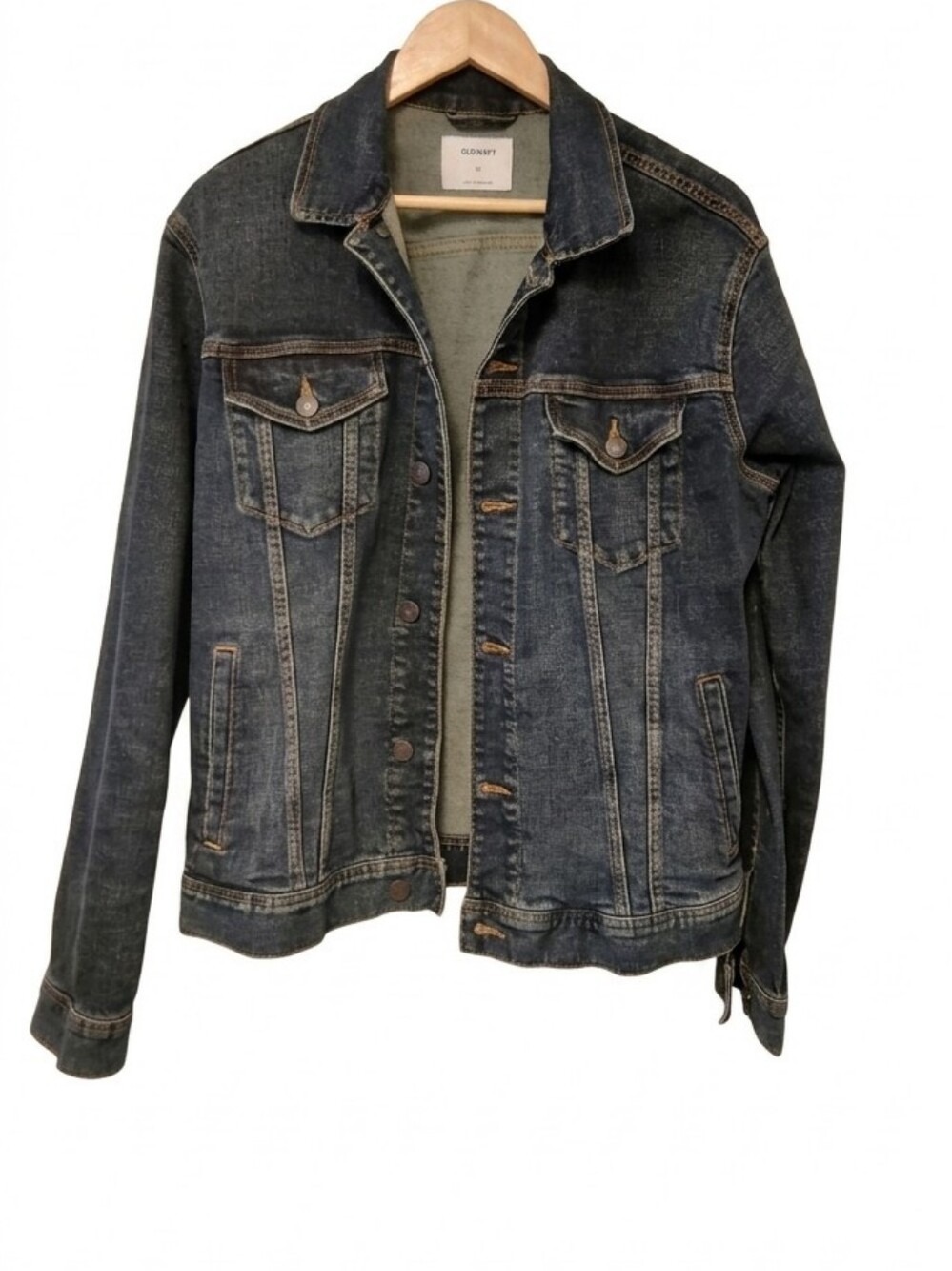 Old Navy Men's Dark Blue Denim Jacket